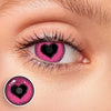 Anime Yandere Pink Colored Contact Lenses