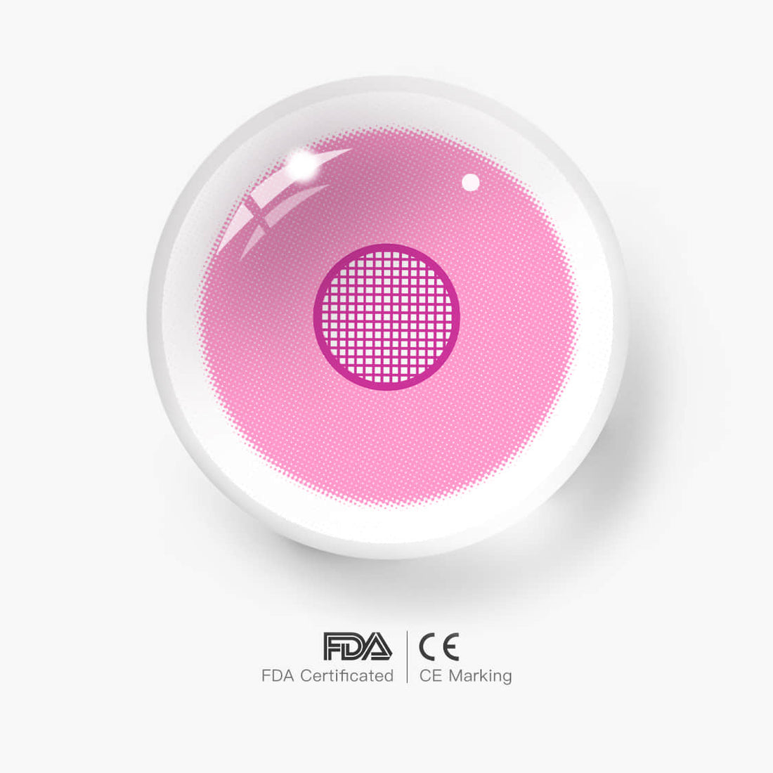 Rose Bloom Colored Contact Lenses for Men