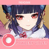 Genshin Circle Block Powdery Violet Colored Contact Lenses