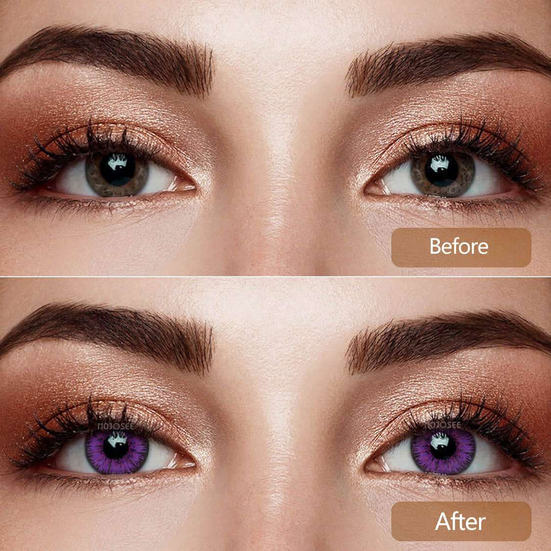 Vika Tricolor Violet Colored Contact Lenses