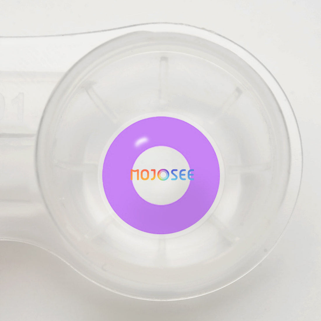 Circle Block Gray Violet Block Colored Contact Lenses for Men