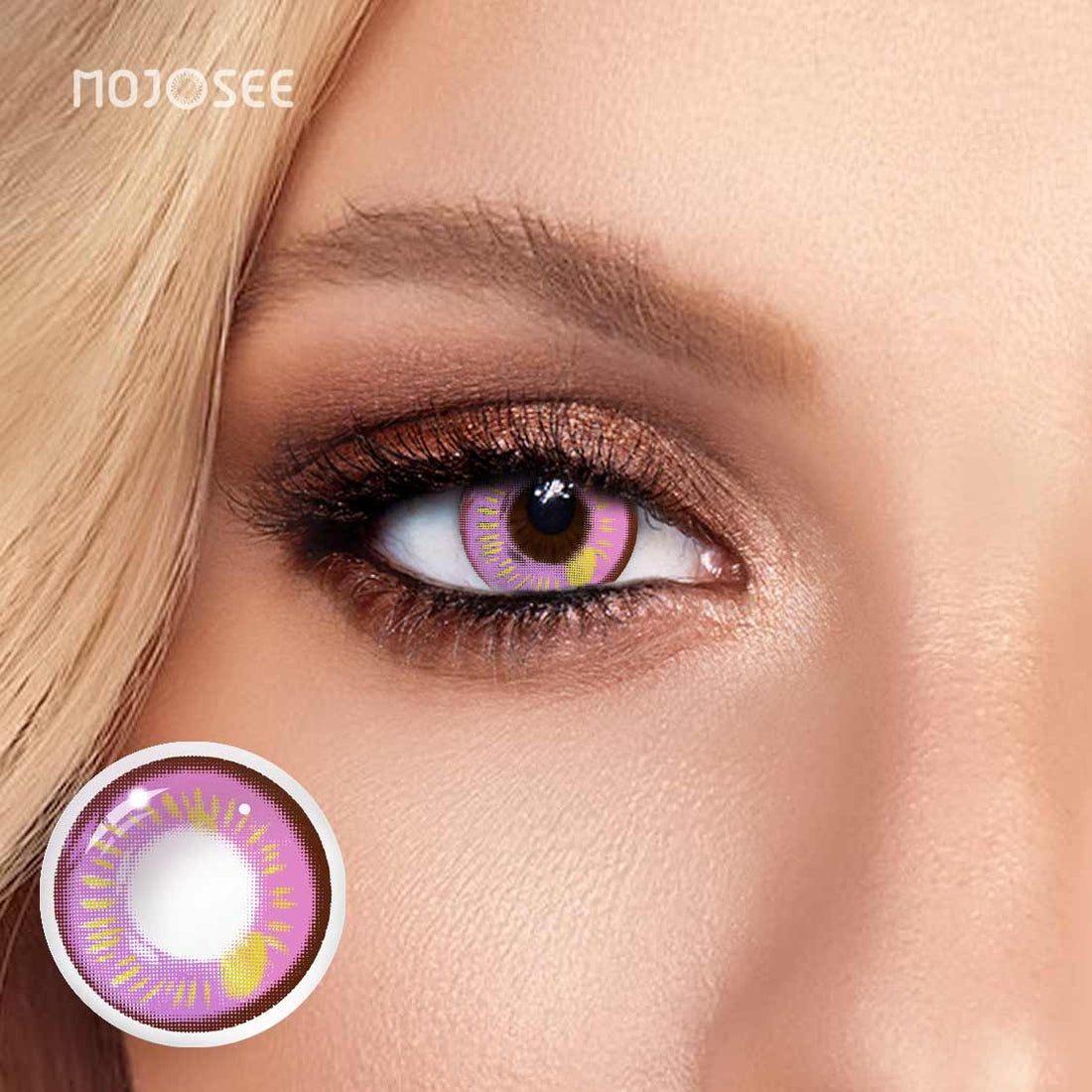 Genshin Anime Violet Colored Contact Lenses