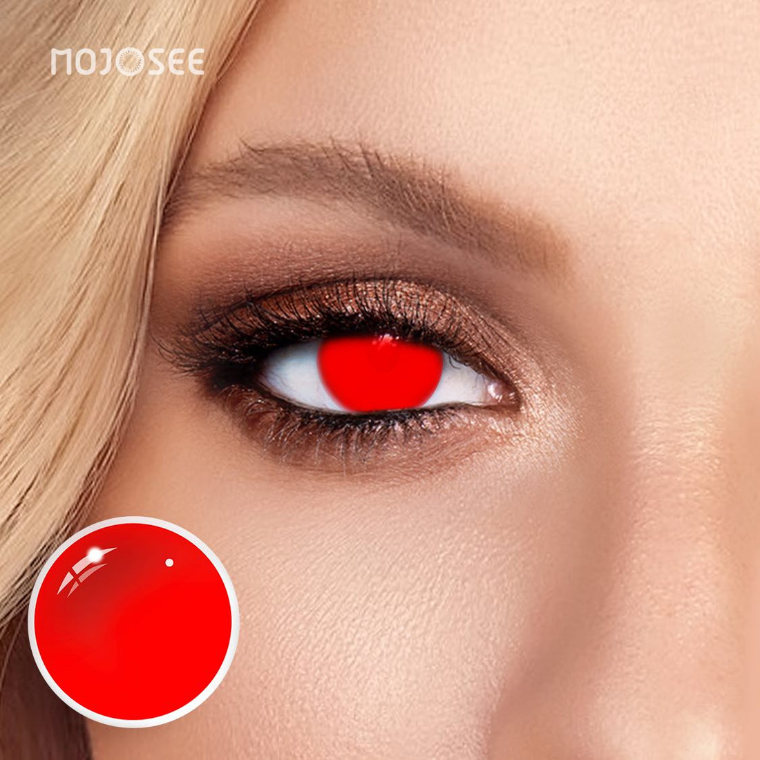 Demon Slayer Red Colored Contact Lenses