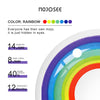 Multiple Rainbow Colored Contact Lenses for Men