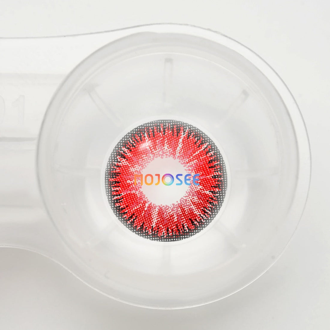 Vika Tricolor Red Colored Contact Lenses for Men