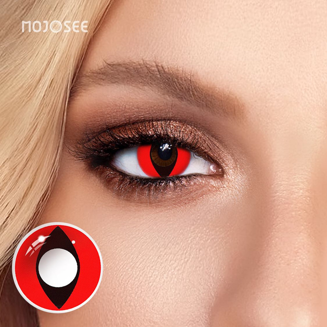Cat Eyes Red Colored Contacts Colored Contact Lenses