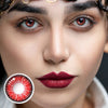 Vika Tricolor Red Colored Contact Lenses