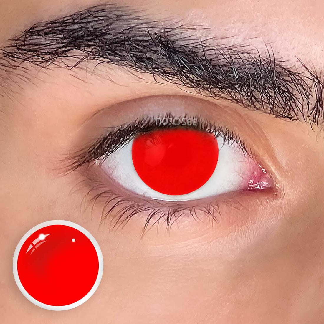 Red Colored Contact Lenses for Men