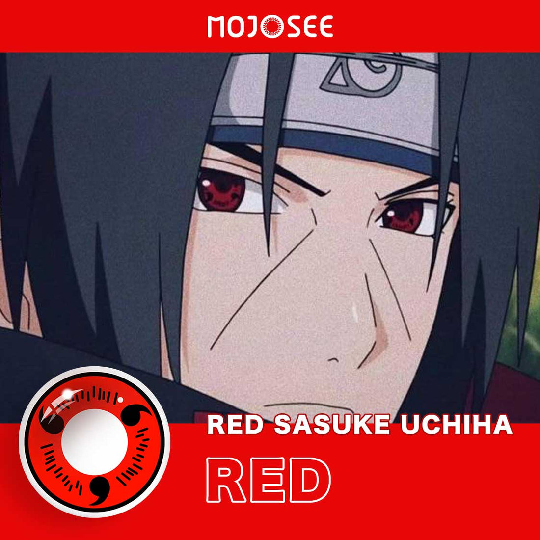 Red Sasuke Uchiha Cosplay Contact Lenses – Naruto
