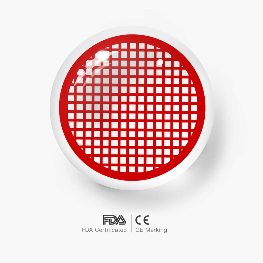 Red Mesh Colored Contact Lenses