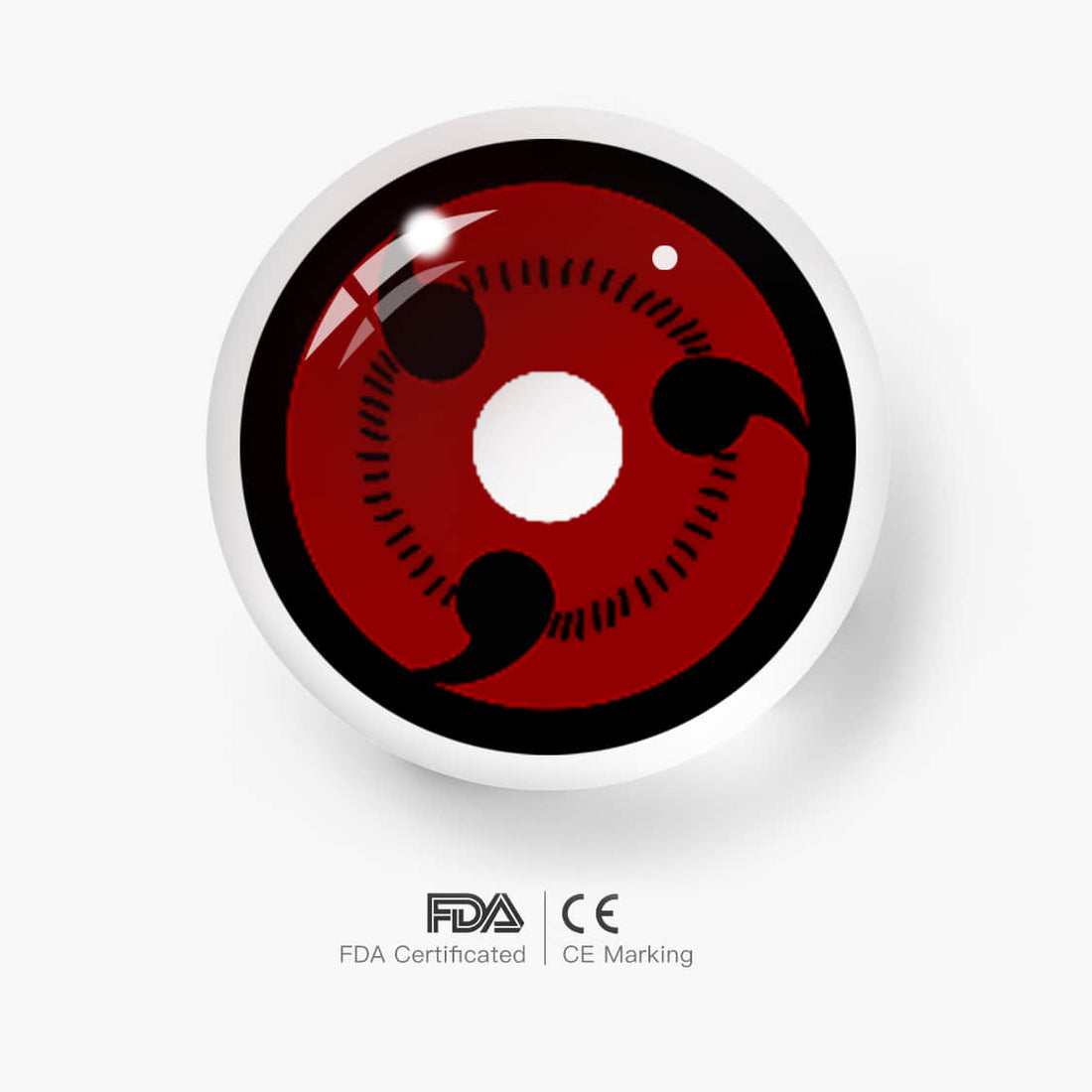 Sharingan III Cosplay Contact Lenses – Naruto