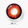 Sun moon Red Wizards-b Colored Contact Lenses