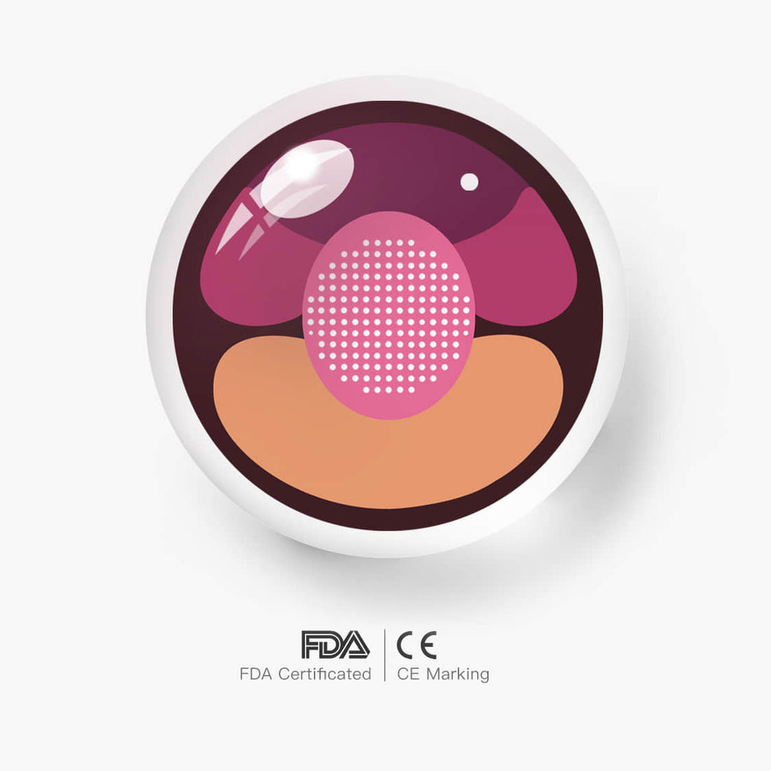 Genshin Cherry Cat Colored Contact Lenses
