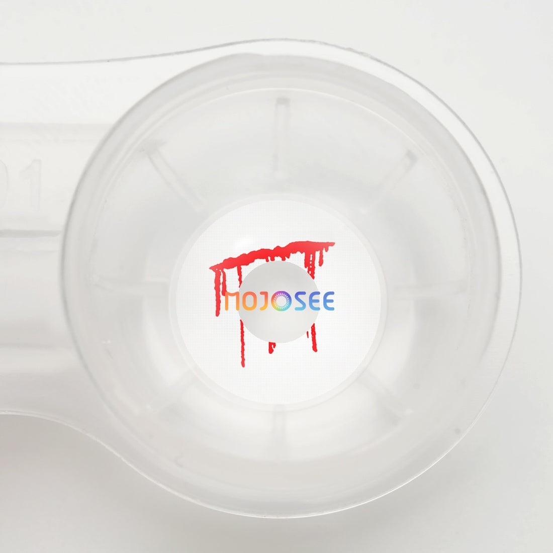 Trauma White Slit Colored Contact Lenses