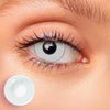 Circle Block White Block Colored Contact Lenses