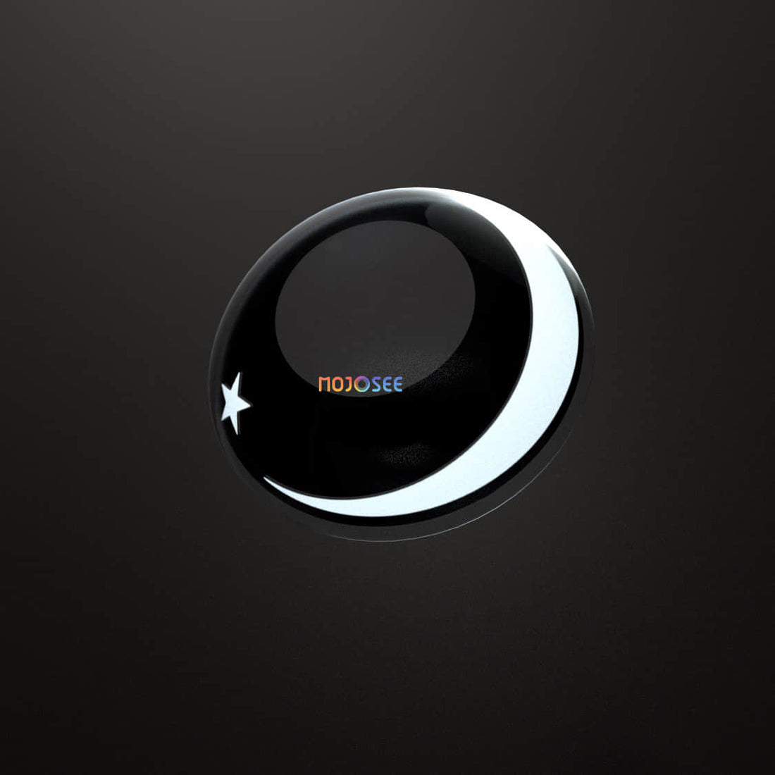 Moon star-White Colored Contact Lenses