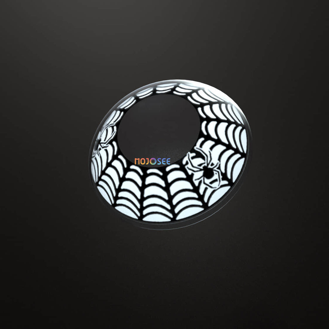 Spider Web White Colored Contact Lenses