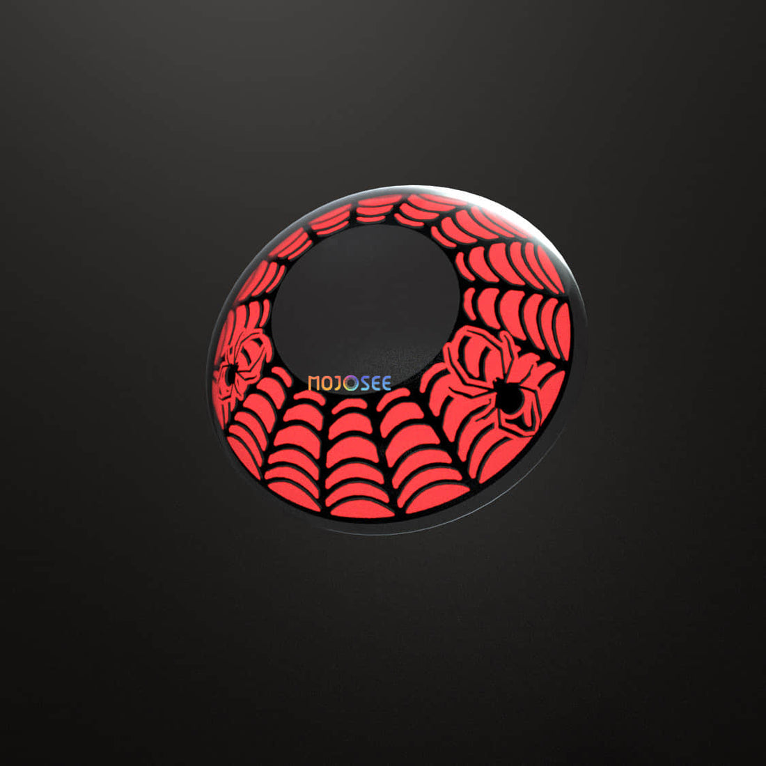 Spider Web Black Colored Contact Lenses