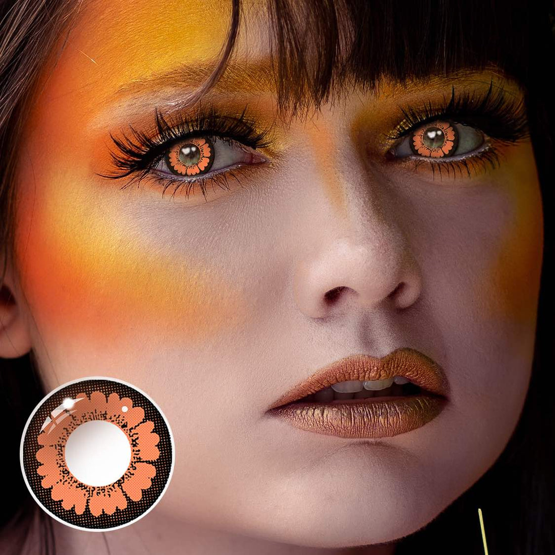 Pretty Hazel Colored Contact Lenses