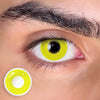 Circle Block Yellow Block-b Colored Contact Lenses