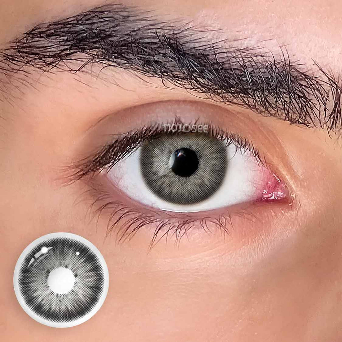 Magnificent Icy volcano Colored Contact Lenses for Men