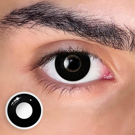Circle Block Black Block Colored Contact Lenses for Men – colored contact lenses