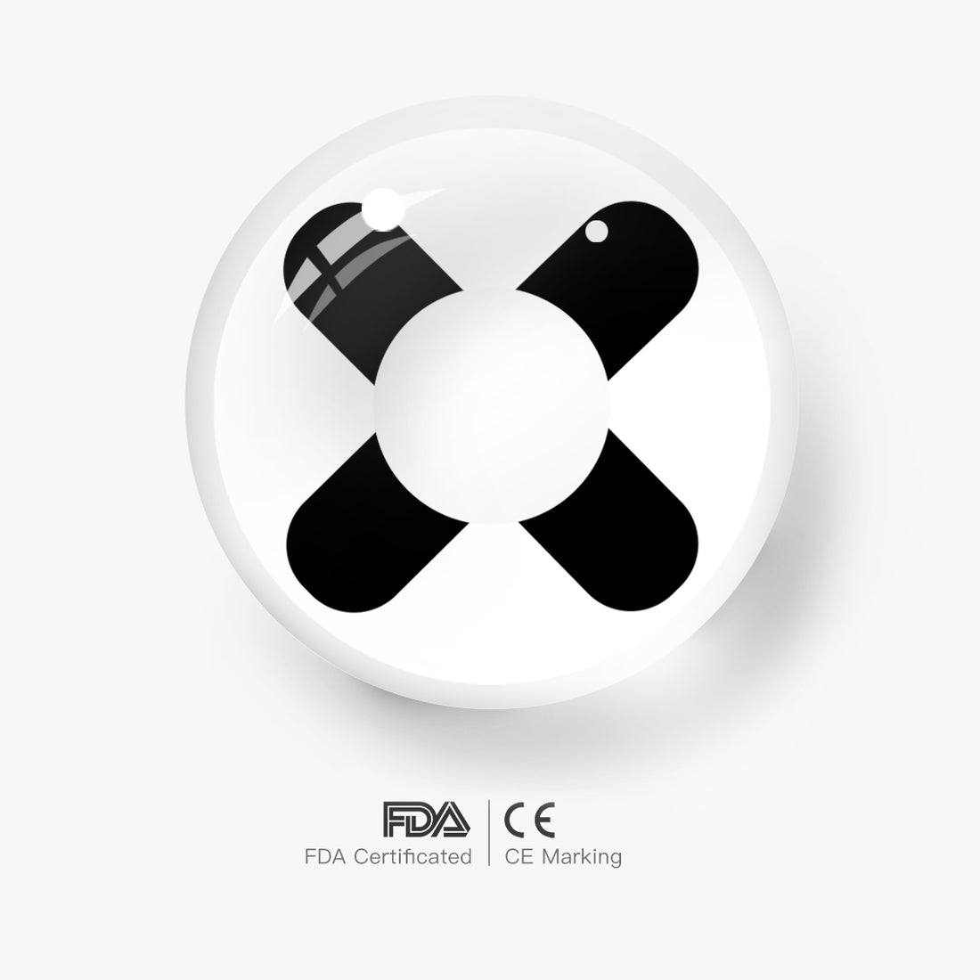 Black Cross Colored Contact Lenses