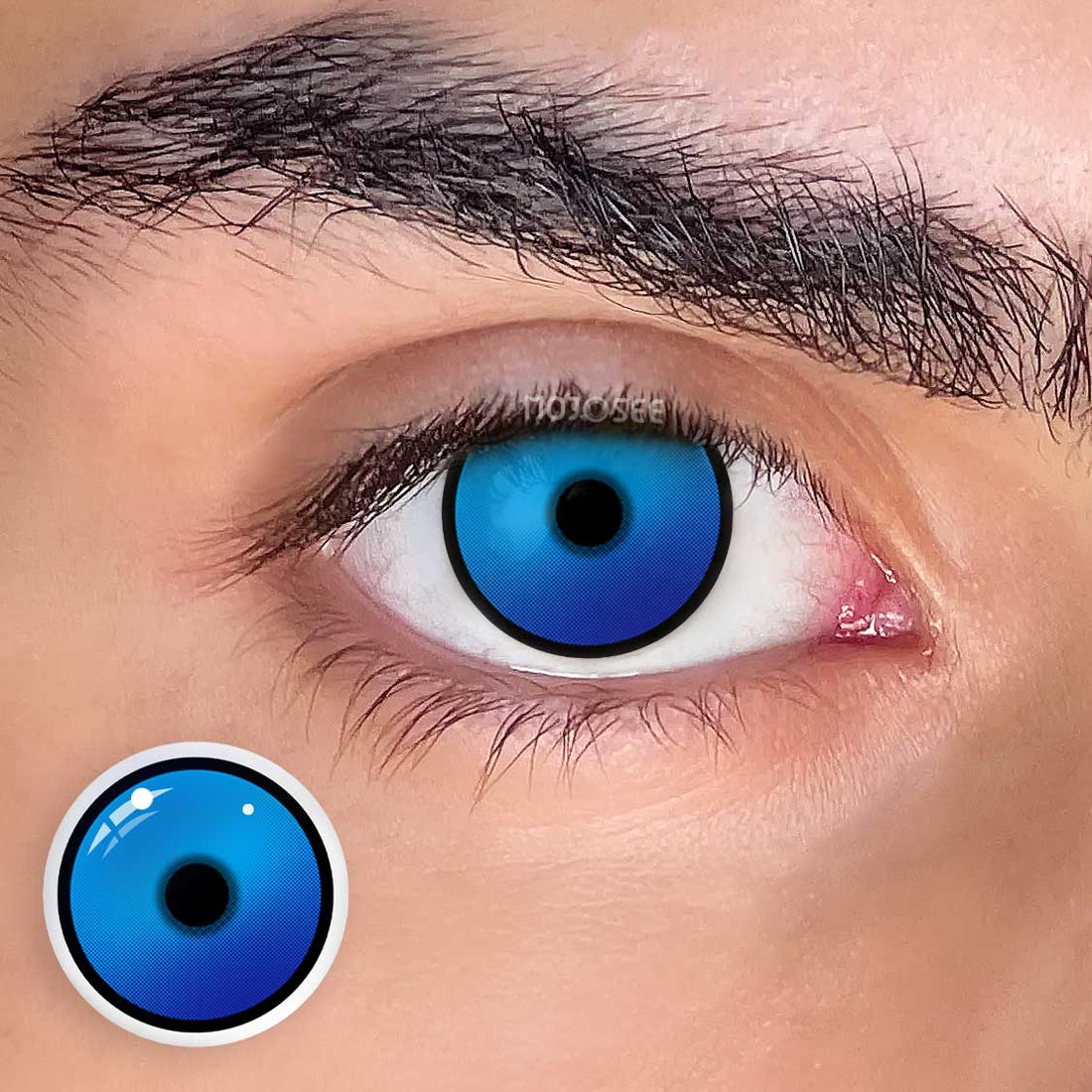Lake Colored Contact Lenses for Men