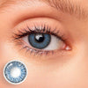 THREE TONE Sky Blue Colored Contact Lenses
