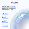Rainbow Neon Blue Contact Lenses