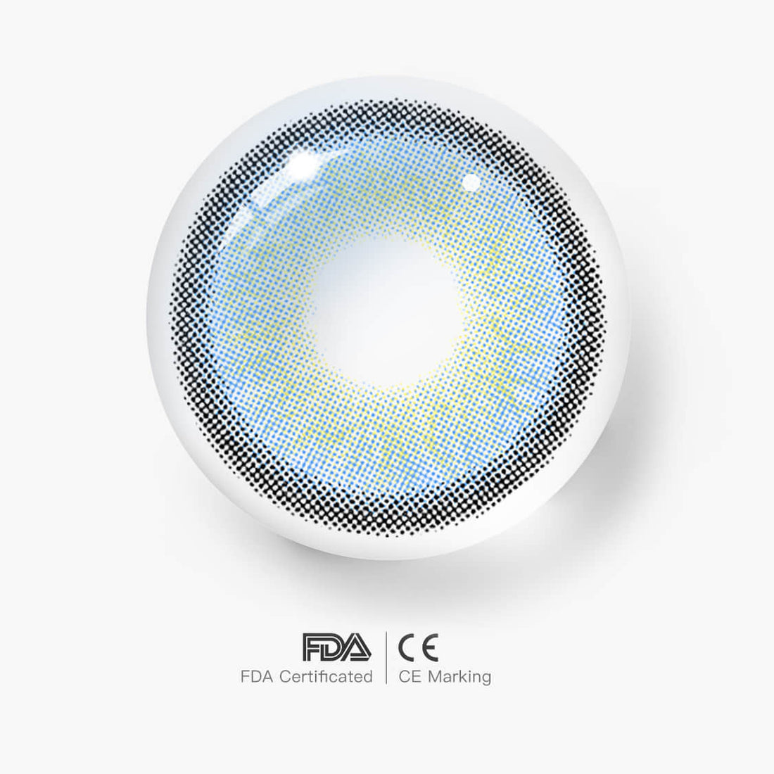 Himalaya Blue Colored Contact Lenses