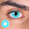 Circle Block Blue-Green Block-b Colored Contact Lenses