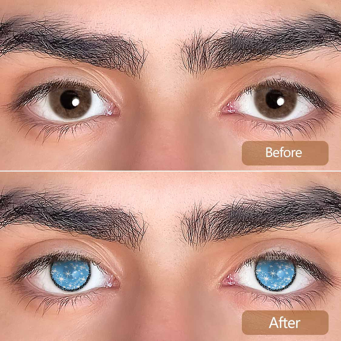 Glaciar Colored Contact Lenses for Men
