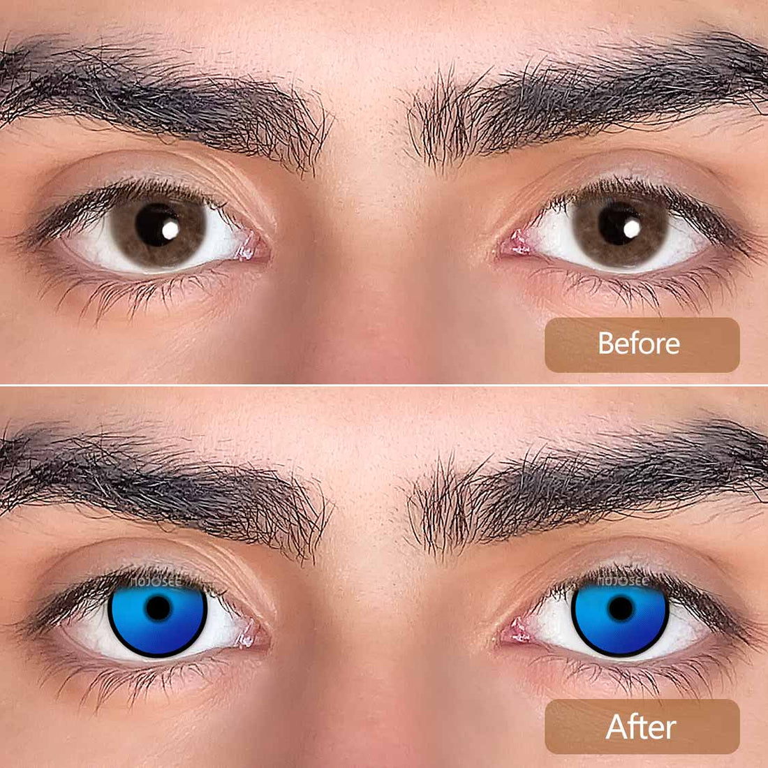 Lake Colored Contact Lenses for Men