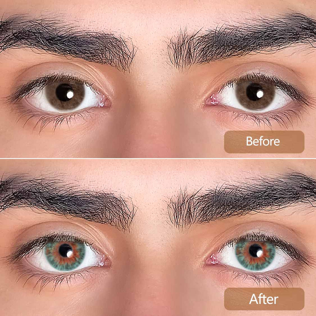 Marie Antoinette Blue Colored Contact Lenses for Men