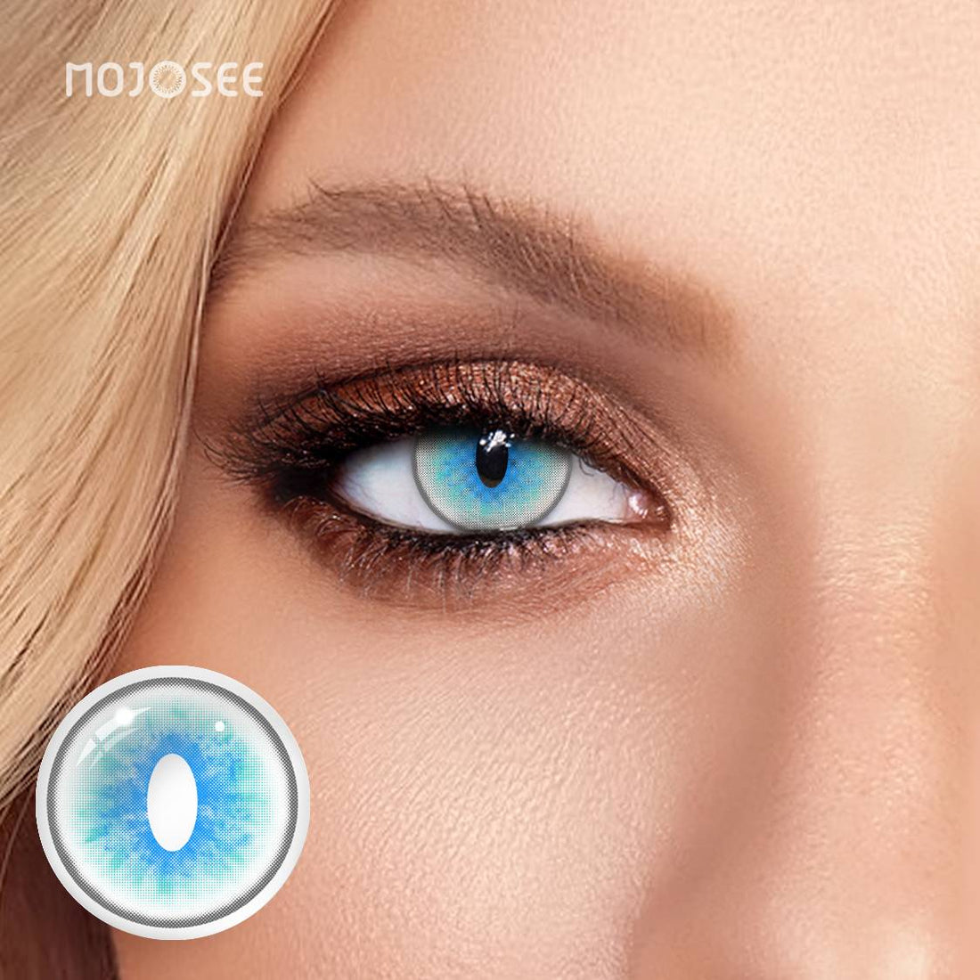 Genshin Ragdoll Cat Eyes Blue Colored Contact Lenses – Slit Pupil Cosplay Lenses | Mojosee