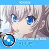 Black Lobelia-Blue Colored Contact Lenses