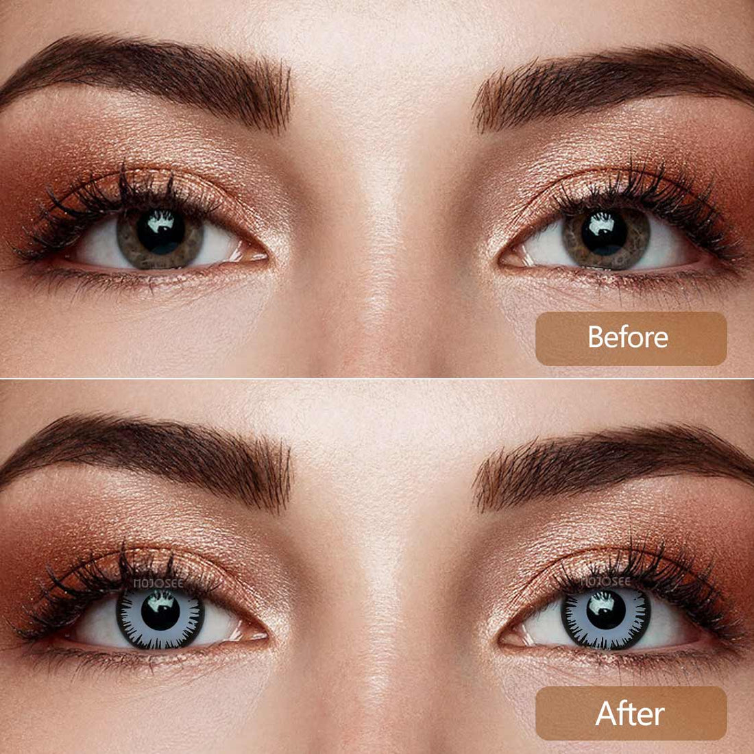 Sun moon Lunar Eclipse Colored Contact Lenses