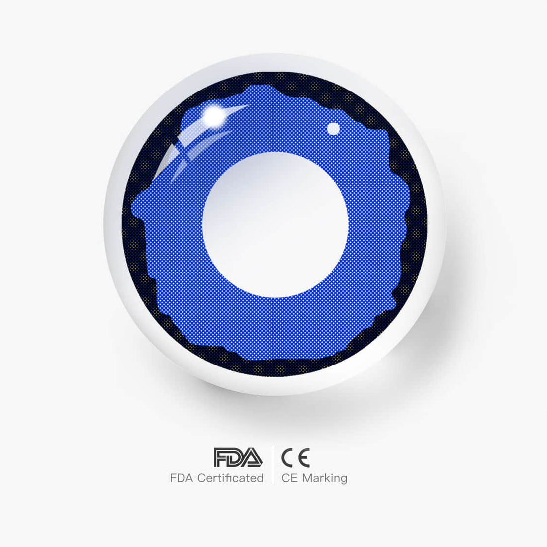 Pixie Blue Colored Contact Lenses
