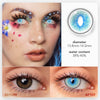 Ragdoll Cat Eyes Blue Colored Contact Lenses