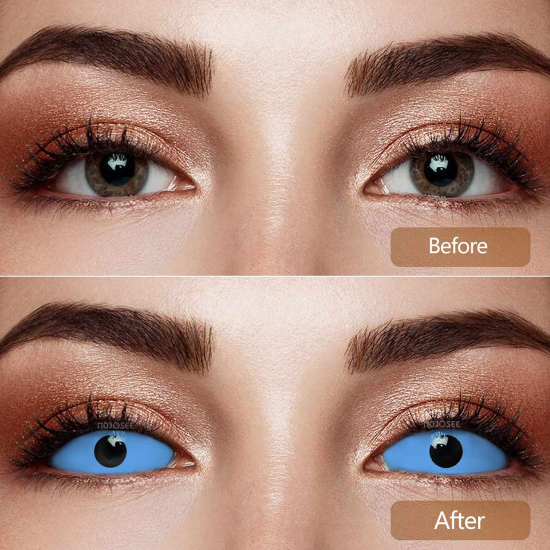 Blue Sclera Colored Contact Lenses