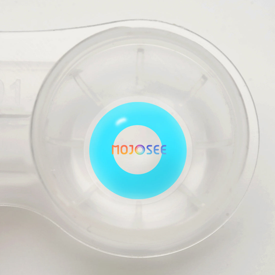 Circle Block Blue-Green Block Colored Contact Lenses