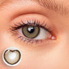 Fantastic Baby Heart Bubble Brown Colored Contact Lenses