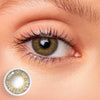 THREE TONE Brown Colored Contact Lenses