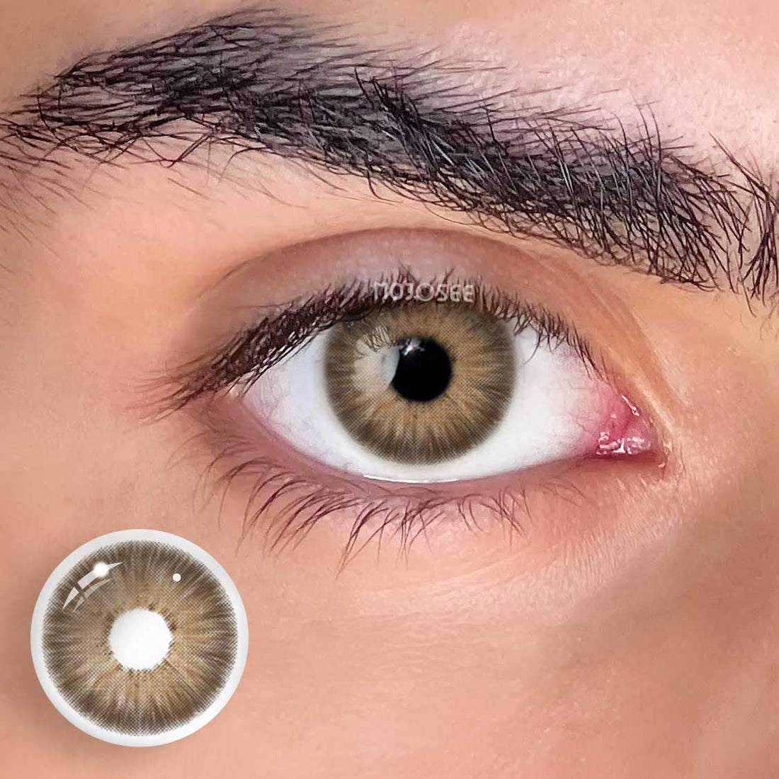 Magnificent Sahara Brown Colored Contact Lenses for Men
