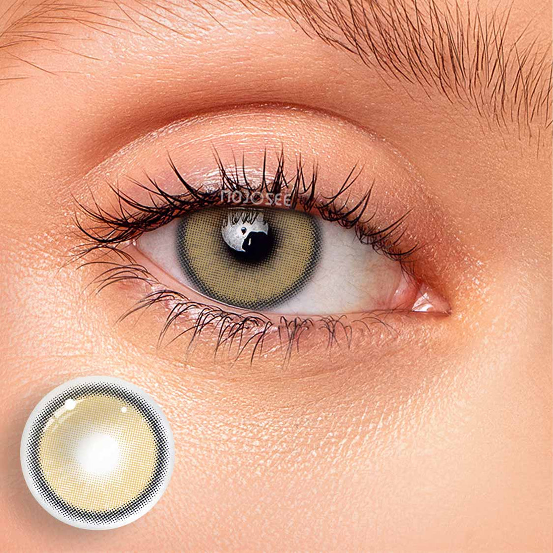 Into The Metaverse X-Brown Flare Colored Contact Lenses