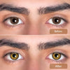 Vika Tricolor Brown-b Colored Contact Lenses