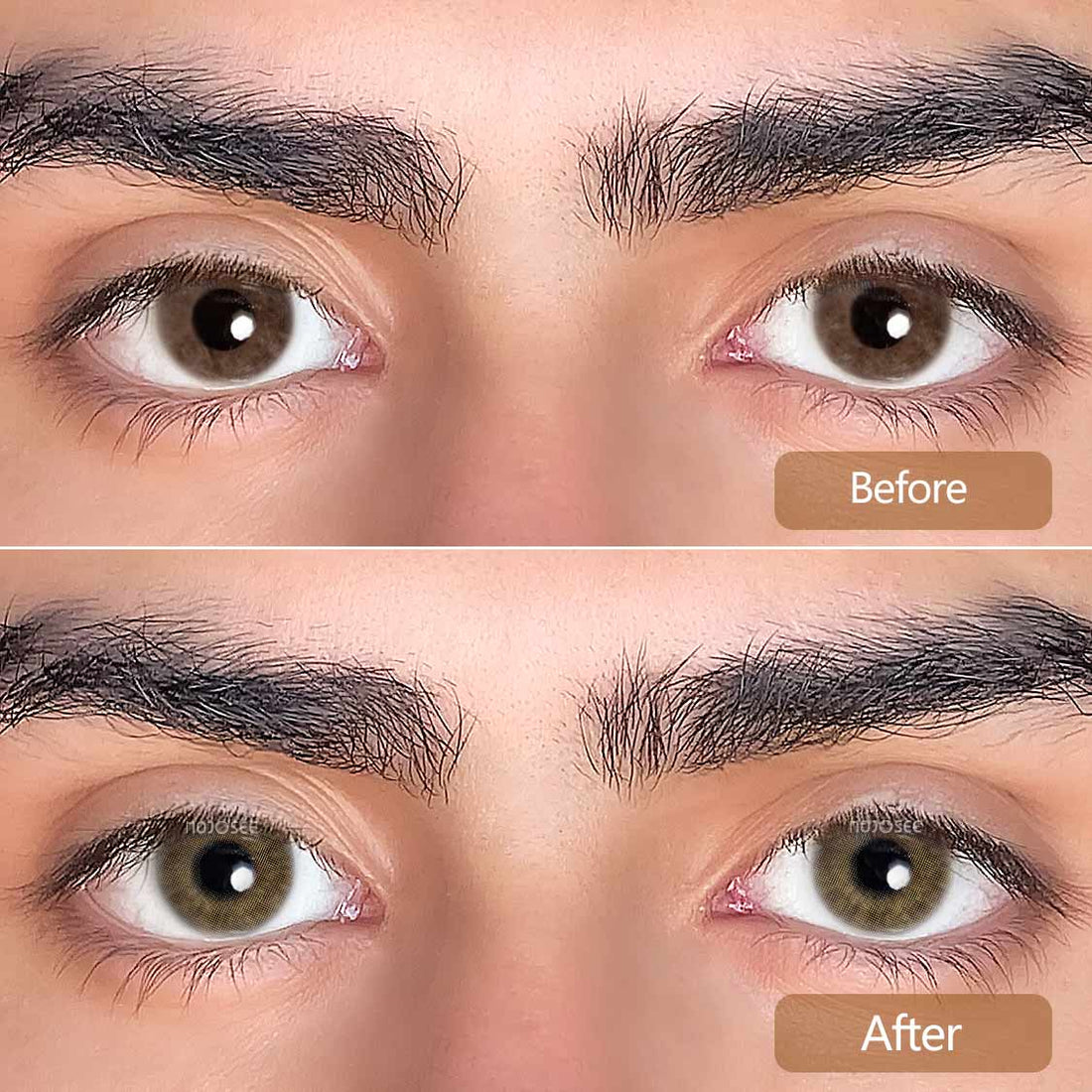STARSHINE-Caramelize A.Tan Colored Contact Lenses for Men