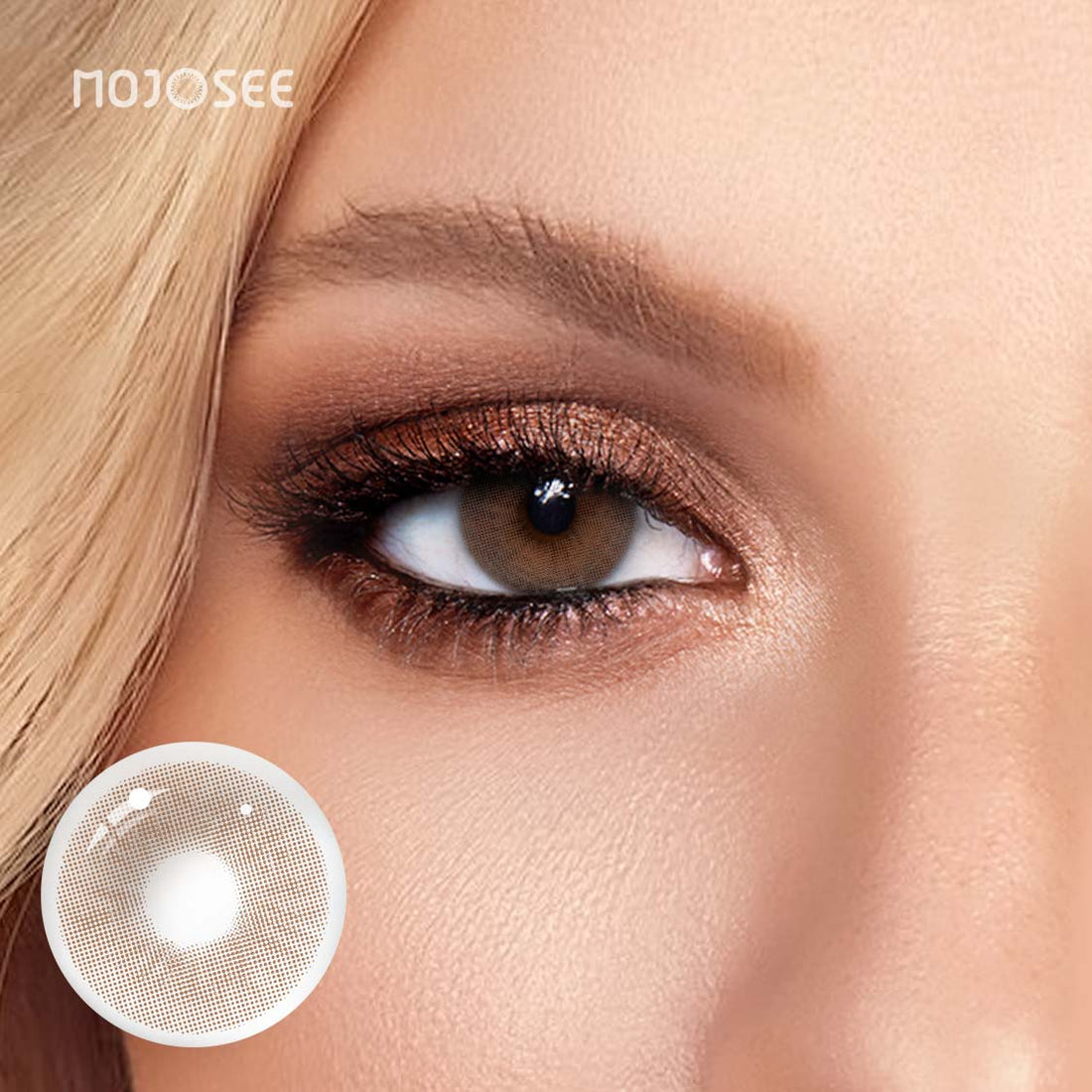Smoky Tea Colored Contact Lenses