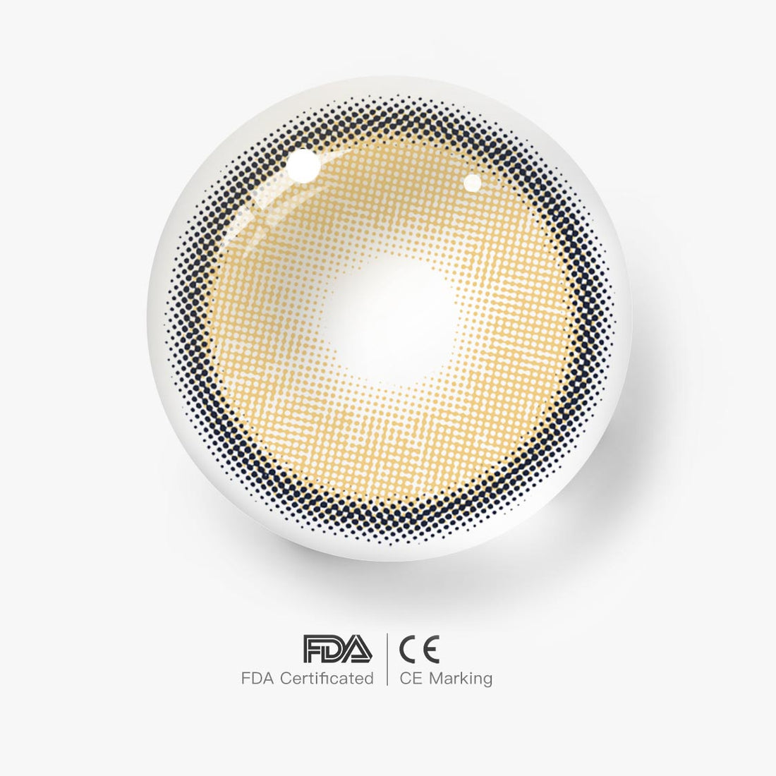 Into The Metaverse X-Brown Flare Colored Contact Lenses for Men